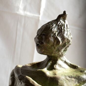 Rzeźba zatytułowany „Dame des rues” autorstwa Christine Vannier, Oryginalna praca, Ceramika