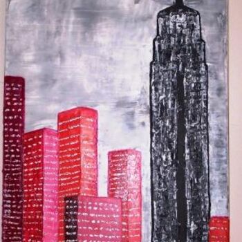 Картина под названием "NEW YORK" - Christine Boglioli, Подлинное произведение искусства, Другой
