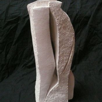 Sculpture titled "Versus" by Christine Batard, Original Artwork, Terra cotta
