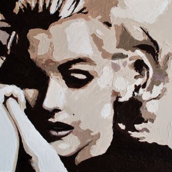 Painting titled "Marilyn III - Acryl…" by Christine Bélanger, Original Artwork, Acrylic