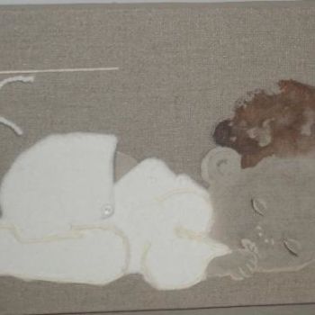 Peinture intitulée "bébé 2" par Christine Bousquet, Œuvre d'art originale, Huile