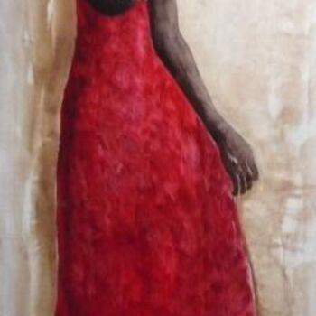 Painting titled "Africa one" by Christine Bousquet, Original Artwork