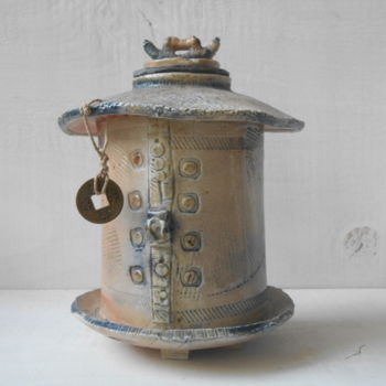 手工艺品 标题为“Boite pagode 2” 由Christine François, 原创艺术品