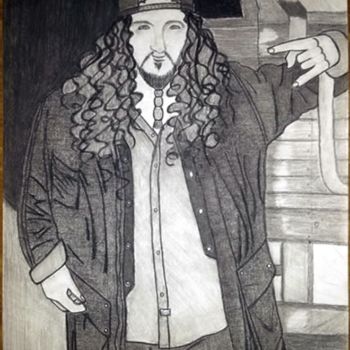 Painting titled "Dimebag" by Christine Natanael, Original Artwork