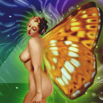 Digital Arts titled "Papillone" by Christobald, Original Artwork