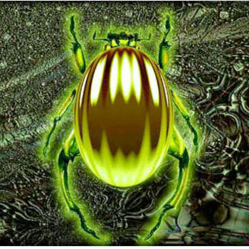 Digital Arts titled "scarabé d'or" by Christobald, Original Artwork