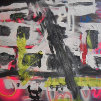 Painting titled "Chaos in the Middle…" by Christoffer Christiaan Sandee, Original Artwork, Oil