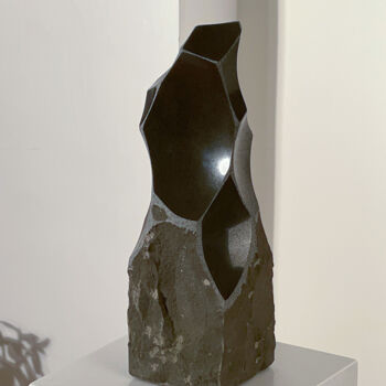 Skulptur mit dem Titel "SM_20_02" von Christoph Jakob, Original-Kunstwerk, Stein