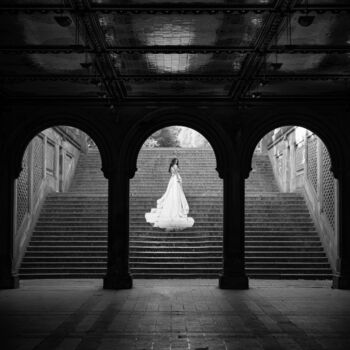 Fotografia intitolato "Central Park, 07:35" da Christophe Aubry, Opera d'arte originale, Fotografia digitale