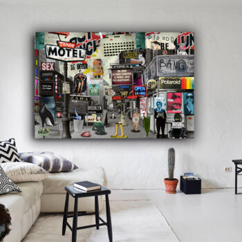 Collages titled "PARANOIA BROOKLYN" by Christophe Brunet (Artof), Original Artwork, Other