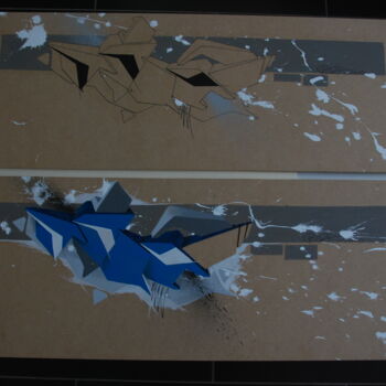 제목이 "Graff 2013"인 미술작품 Christophe Caniac로, 원작, 아크릴