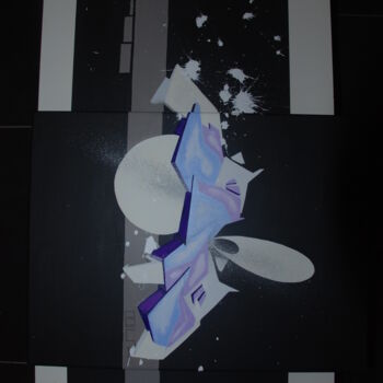 Malerei mit dem Titel "Graff 2013" von Christophe Caniac, Original-Kunstwerk, Acryl