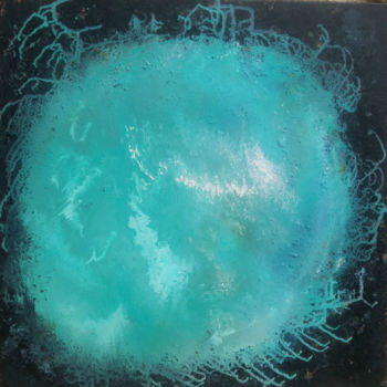 Painting titled "ocean-earth.jpg" by Christophe Dupuy, Original Artwork