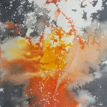 Painting titled "soleil-un-jour.jpg" by Christophe Dupuy, Original Artwork, Ink