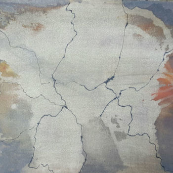 Peinture intitulée "the-map.jpg" par Christophe Dupuy, Œuvre d'art originale, Autre