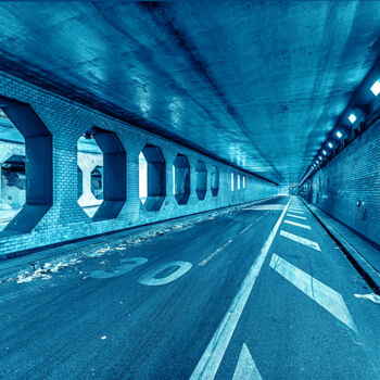 Fotografia intitolato "Underground Paris 1" da Christophe Grimon, Opera d'arte originale, Fotografia digitale