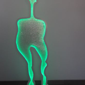 Sculpture intitulée "lumina" par Ker, Œuvre d'art originale, Plastique