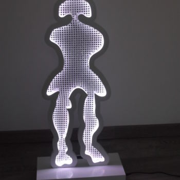 Sculpture intitulée "lumi" par Ker, Œuvre d'art originale, Plastique