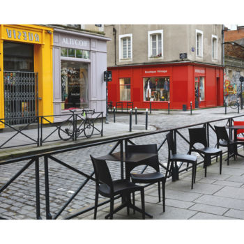 Фотография под названием "Rue déserte" - Christophe Lebreton, Подлинное произведение искусства, Цифровая фотография