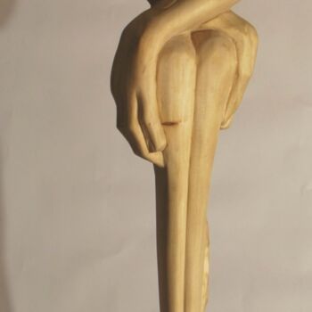雕塑 标题为“belle endormie” 由Christophe Lm, 原创艺术品, 木