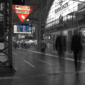 "gare au retard" başlıklı Fotoğraf Christophe Plousey tarafından, Orijinal sanat, Fotoşopsuz fotoğraf