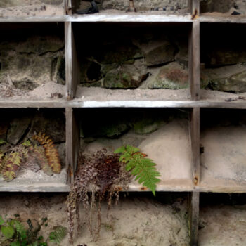 Photographie intitulée "les casiers" par Christophe Plousey, Œuvre d'art originale, Photographie non manipulée
