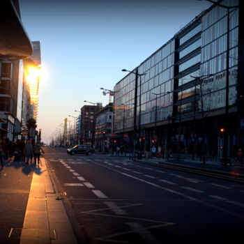 Photography titled "un éclat dans la rue" by Christophe Plousey, Original Artwork, Non Manipulated Photography