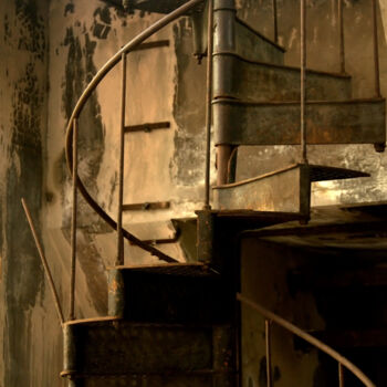 Fotografia intitolato "l'escalier" da Christophe Plousey, Opera d'arte originale, Fotografia digitale