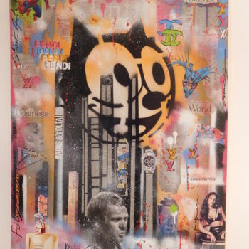 Collages intitolato "dscn0789.jpg" da Christophe Ramillon, Opera d'arte originale, Spray