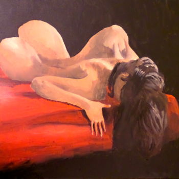 Painting titled "WAKE UP" by Christophe Rinaldi, Original Artwork, Acrylic