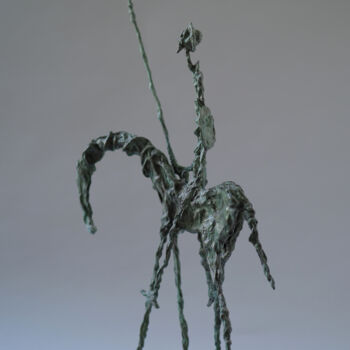 Sculpture intitulée "La Quête" par Christophe Rouleaud, Œuvre d'art originale, Bronze