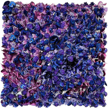 Peinture intitulée "Purple" par Christophe Sola, Œuvre d'art originale, Huile