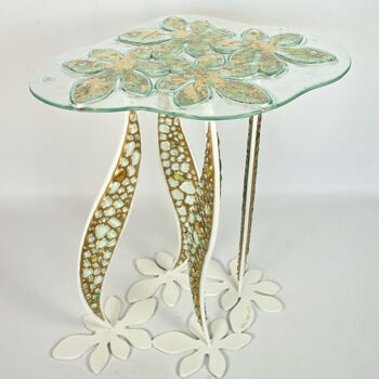 Design titled "guéridon 4 feuilles" by Christophe Talec, Original Artwork, Furniture