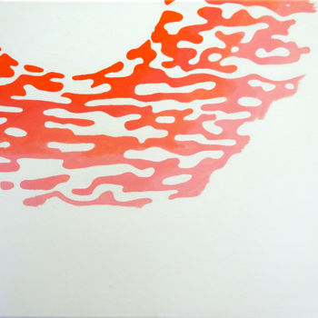 Peinture intitulée "Magma 9" par Christophe Vergé, Œuvre d'art originale, Acrylique Monté sur Châssis en bois