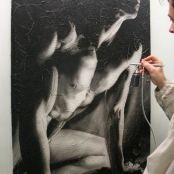 Картина под названием "Stephane 3" - Christophe Durand, Подлинное произведение искусства