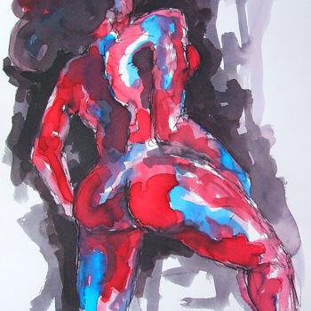 Pintura titulada "2" por Christophe Gol, Obra de arte original, Tinta
