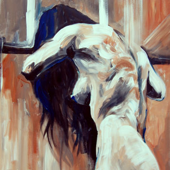 Картина под названием "Frustration" - Christophe Lambert, Подлинное произведение искусства, Акрил