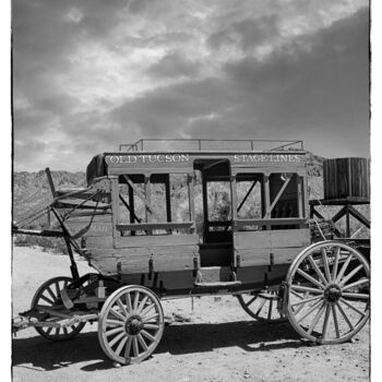 Photography titled "Stage Coach at the…" by Christopher L Smith, Original Artwork, Digital Photography