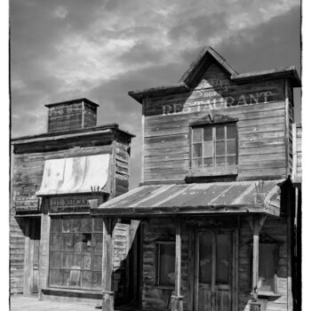 Fotografia intitolato "Wild West Movie Set…" da Christopher L Smith, Opera d'arte originale, Fotografia digitale