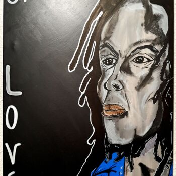 Pintura titulada "One love" por Christopher Normandin (Dark art), Obra de arte original, Acrílico Montado en Bastidor de cam…