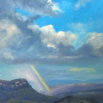 Painting titled "After the storm - B…" by Christopher Vidal, Original Artwork, Oil