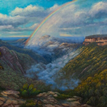Картина под названием "Passing Storm at Ka…" - Christopher Vidal, Подлинное произведение искусства, Масло Установлен на Алюм…