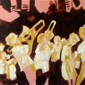 Painting titled "Brasses" by Christopher Walker, Original Artwork, Oil