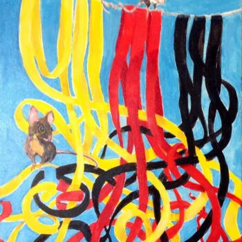 Pintura intitulada "Reunification" por Christopher Walker, Obras de arte originais, Óleo