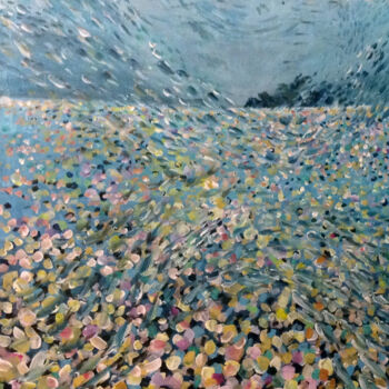 Pittura intitolato "Inshore Waters" da Christopher Walker, Opera d'arte originale, Acrilico
