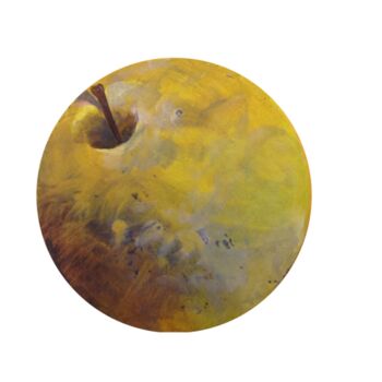 Pintura titulada "Russet Apple-3" por Christopher Walker, Obra de arte original, Oleo