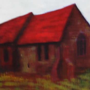 Malerei mit dem Titel "Church" von Miller Chris, Original-Kunstwerk, Öl