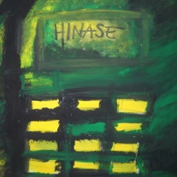 Malerei mit dem Titel "Hinase. (Except)." von Christophe Vleminckx, Original-Kunstwerk, Öl
