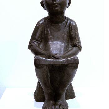 雕塑 标题为“NOULA” 由Christos Kapralos, 原创艺术品, 青铜