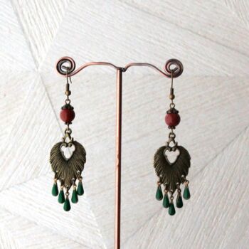 Design titled "Boucles d'oreilles…" by Christy, Original Artwork, Earrings